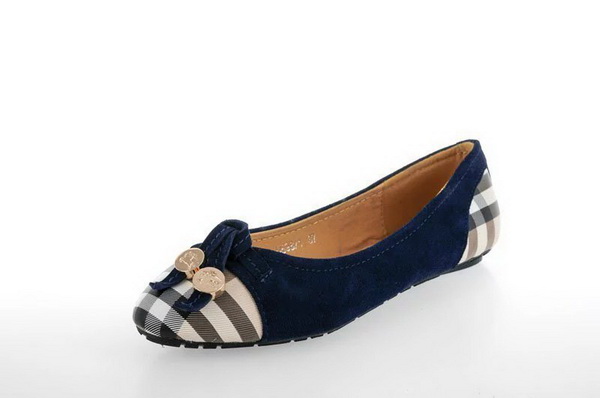 Burberry Shallow mouth flat shoes Women_002